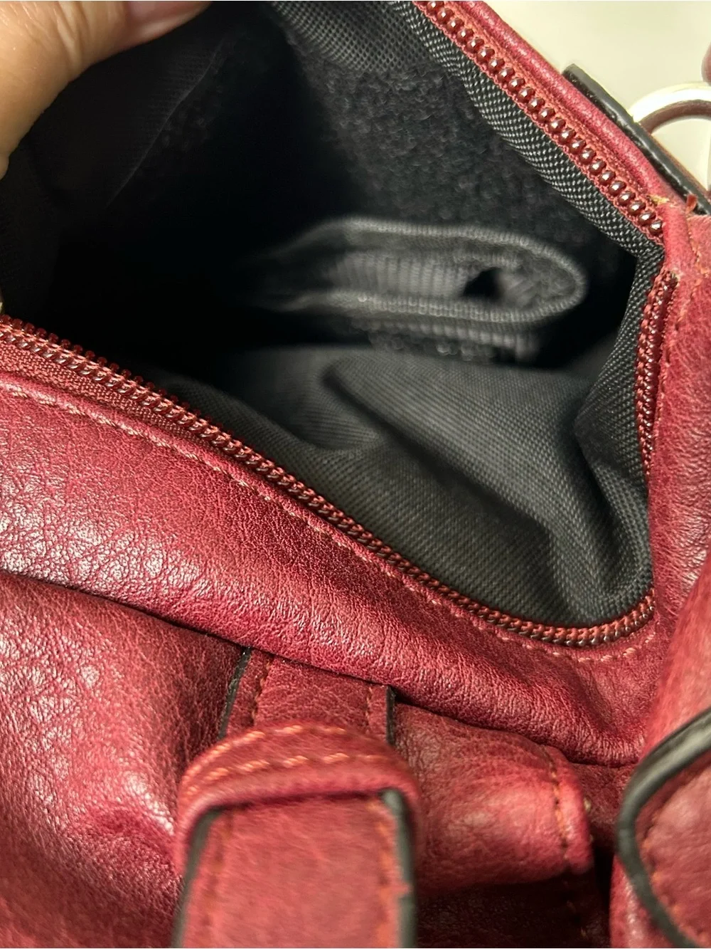 New Lady Conceal Carry Crossbody Bag Burgundy Large Jessica Satchel Gift